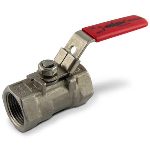 1/2in FNPT Stainless Steel 1K Ball Valve