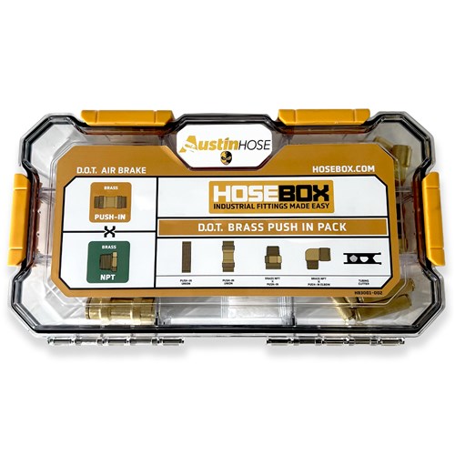 HOSEBOX D.O.T Brass Push-In Pack