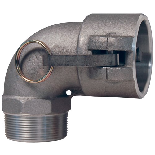 90° Type B Coupler x Male NPT Elbow