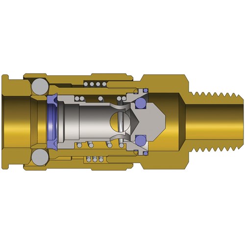 CJ-Series Pneumatic Male Thread Coupler