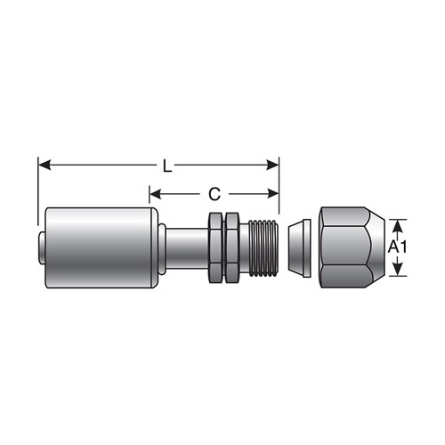 REFRIGERANT HOSE COUPLING