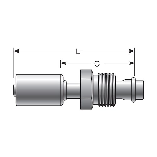 REFRIGERANT HOSE COUPLING