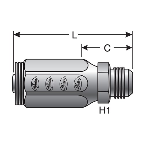 Male JIC 37° Flare