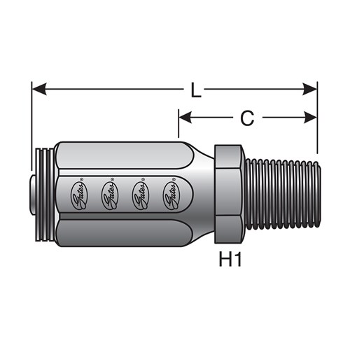 Male Pipe (NPTF - 30° Cone Seat)