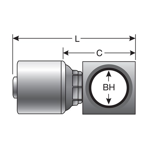 METRIC BANJO Coupling G25770-0616