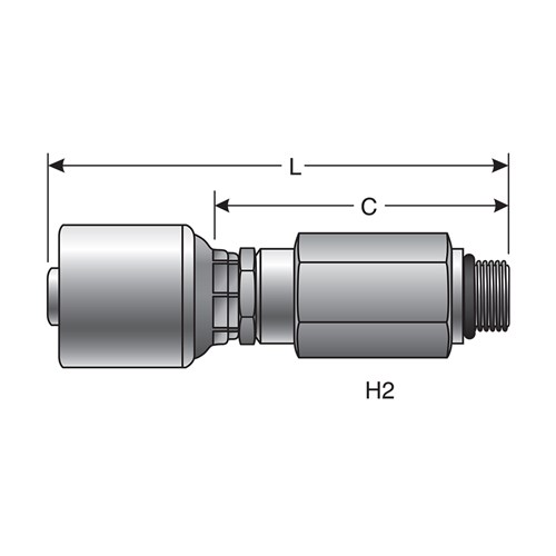 MEGACRIMP FITTING  G25121-0610