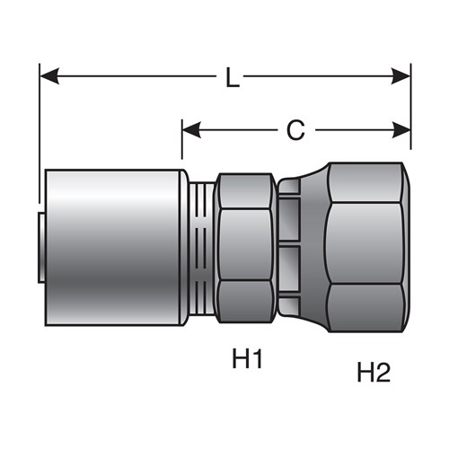 C4 1 PC COUPLING G43170-3232