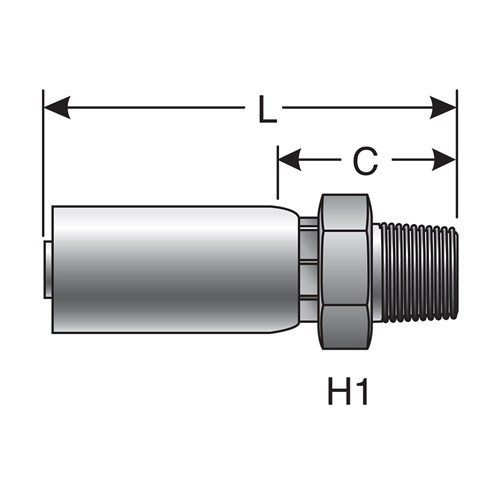 Male Pipe (NPTF - 30° Cone Seat)