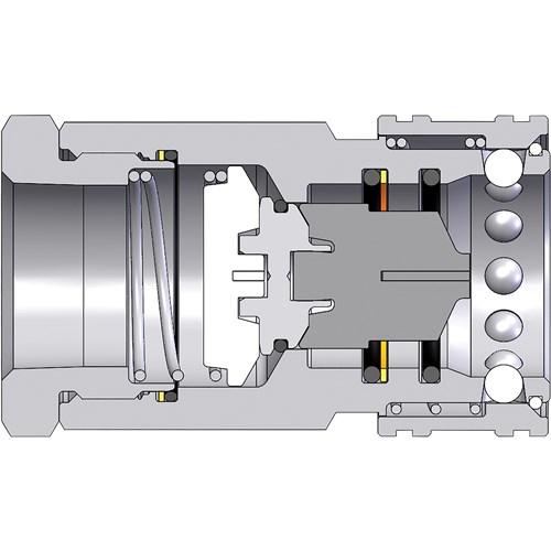 ISO-B Ind Interchange Hi-Vol- Fem CPLR