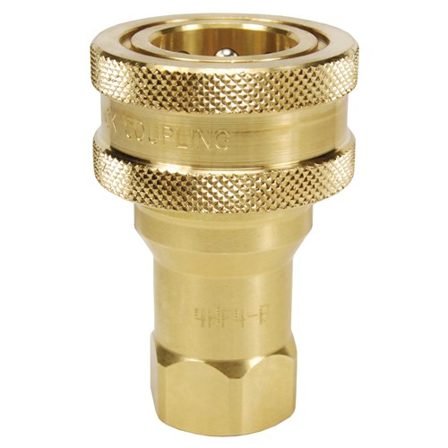 COUPLER BODY1/4 - 18NPTF brass