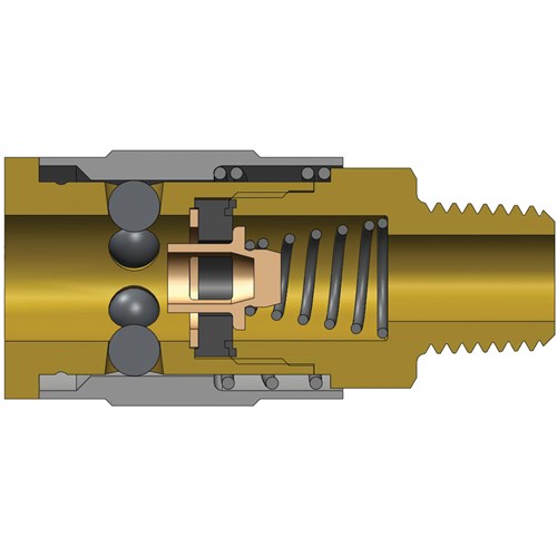 Automotive Pneumatic Male Thrd Coupler