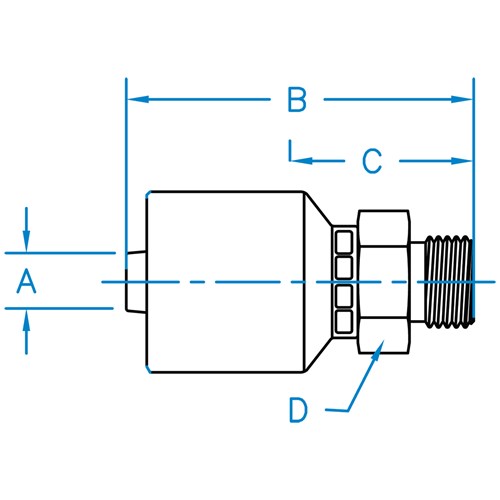 Male BSPP 60° Cone Rigid