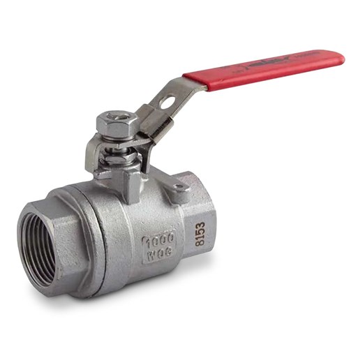 1/2in FNPT 2-Piece 316SS 1K Ball Valve