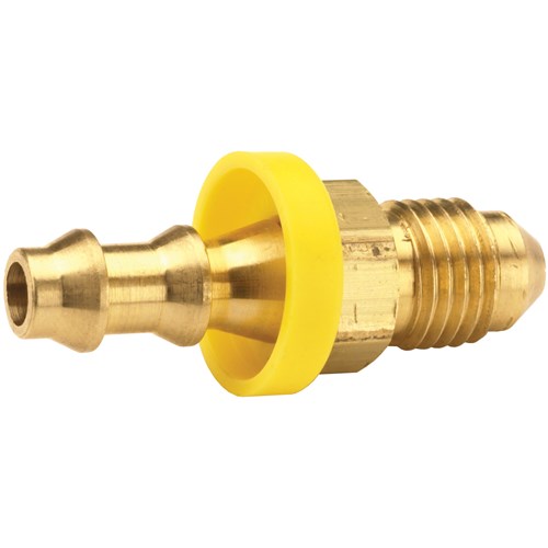 Male 37° JIC x Push-on Hose Barb