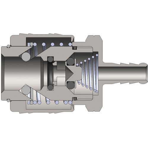 ARO Automatic Standard Hose Barb Coupler