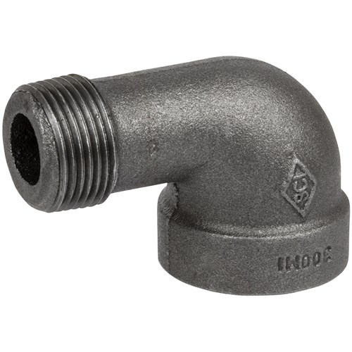 2IN Pipe 90° Street Elbow XH Blk