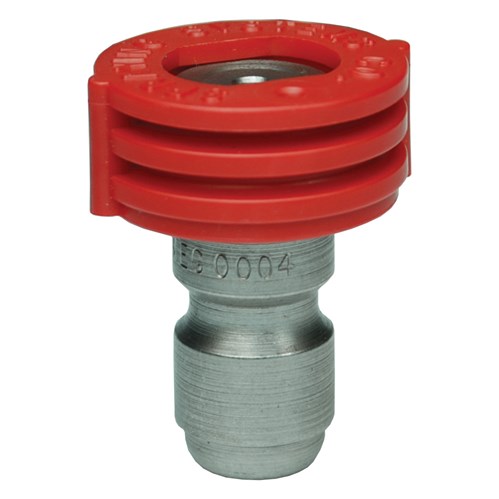 Red Quick Connect Spray Nozzle, 1/4in