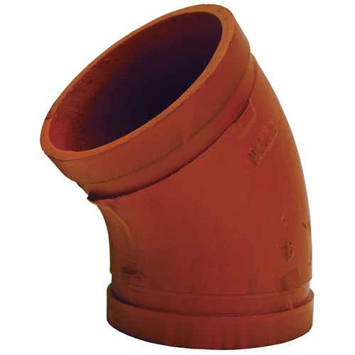 Grooved End 45° Elbow Fitting- Series 45