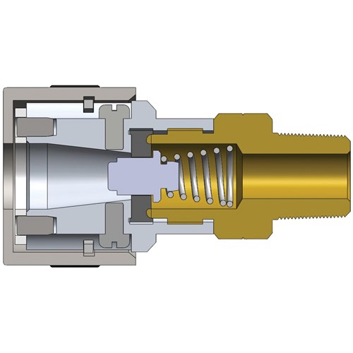 Schrader Male Thread Coupler