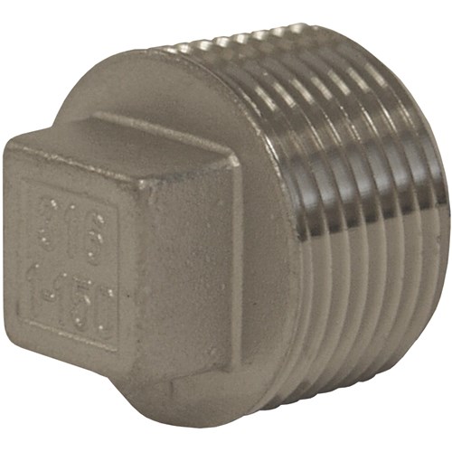 NPT Threaded Square Head Plug