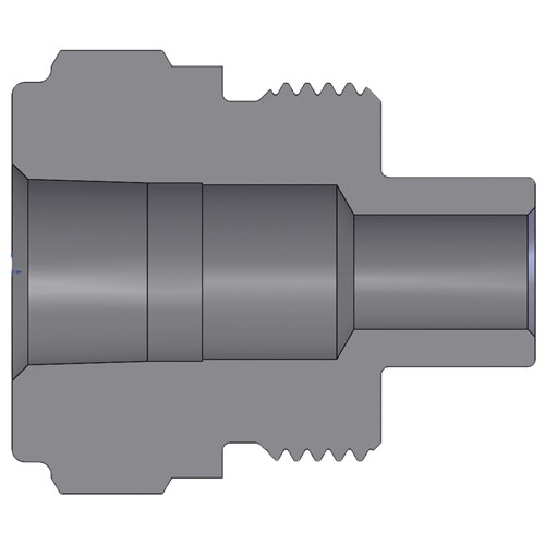 1/2 15K THREADED PLUG, 1/2 F-NPTF 316SS