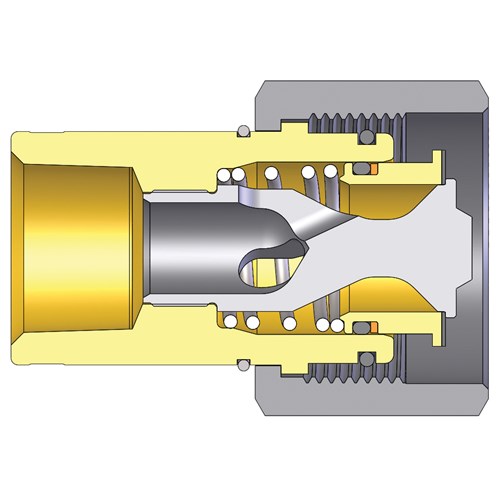 Wingstyle Interchange Hex-Nut Fem CPLR