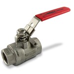 1/4in FNPT Stainless Steel 2K Ball Valve