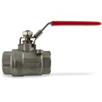 1/4in FNPT Stainless Steel 2K Ball Valve