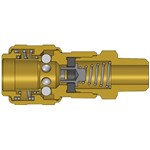 Pneumatic Automatic Male Thrd CPLR