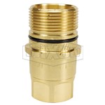 1/2in Wing Style Nipple Brass