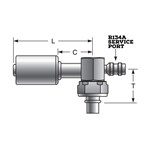 COMPRESSOR 90 BLOCK FITTING