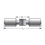 Refrigerant Hose Coupling w/Sight Glass