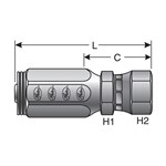 Female JIC 37° Flare Swivel