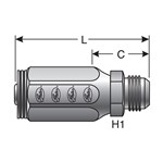 Male JIC 37° Flare