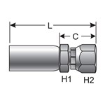 Female JIC 37° Flare Swivel