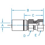 37° JIC F Swivel