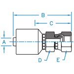 37° JIC F Swivel