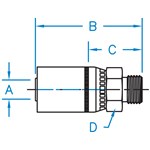 Male BSPP 60° Cone Rigid