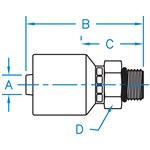 Male Boss O-Ring Rigid