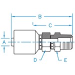 Male Pipe NPTF Swivel