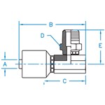 MP 90° Swivel Block Style