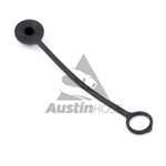 1IN Rubber Dust Plug Black