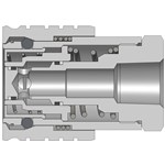 Coupler 3/4in-14NPTF stl Snaptite71serie