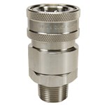 V-Series Valved Male Coupler